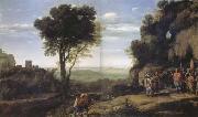 Claude Lorrain Landscape with David and the Three Heroes (mk17) oil painting reproduction